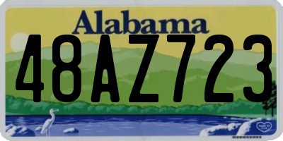 AL license plate 48AZ723