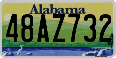 AL license plate 48AZ732