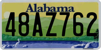 AL license plate 48AZ762