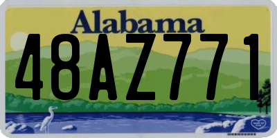 AL license plate 48AZ771