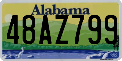 AL license plate 48AZ799