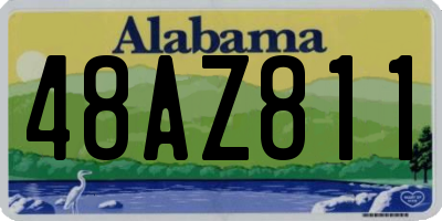 AL license plate 48AZ811