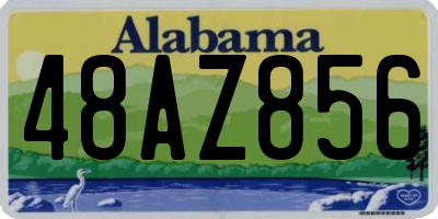 AL license plate 48AZ856