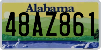 AL license plate 48AZ861