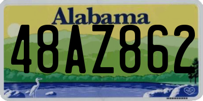 AL license plate 48AZ862