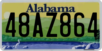 AL license plate 48AZ864