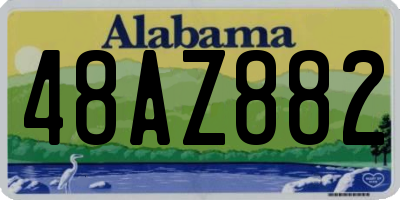 AL license plate 48AZ882