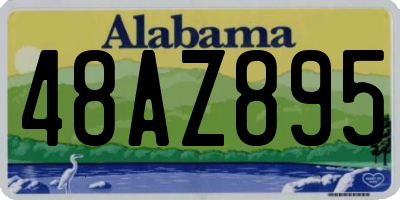 AL license plate 48AZ895