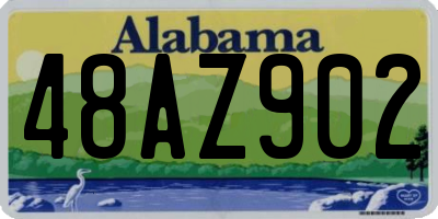 AL license plate 48AZ902