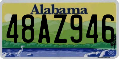 AL license plate 48AZ946