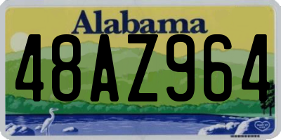 AL license plate 48AZ964
