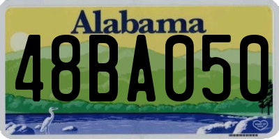 AL license plate 48BA050
