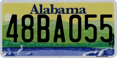 AL license plate 48BA055