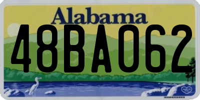 AL license plate 48BA062