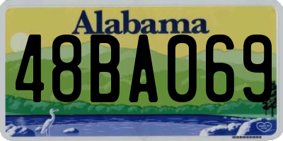 AL license plate 48BA069