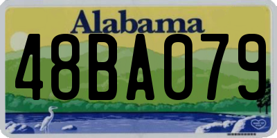AL license plate 48BA079