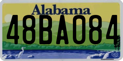 AL license plate 48BA084