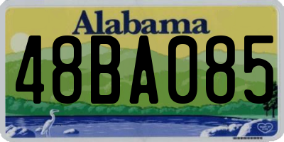 AL license plate 48BA085