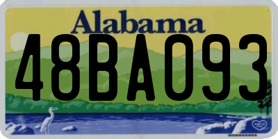 AL license plate 48BA093