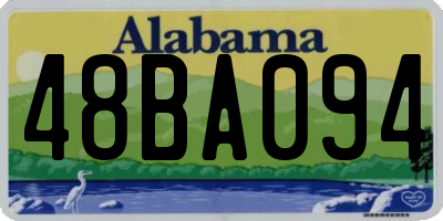 AL license plate 48BA094