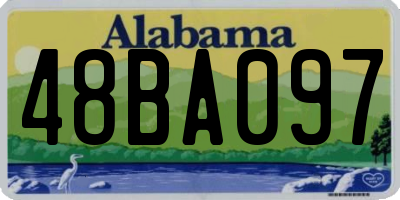 AL license plate 48BA097