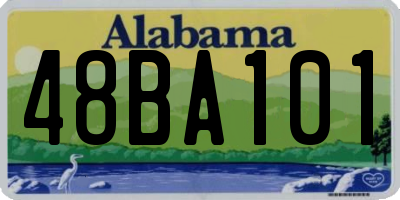 AL license plate 48BA101