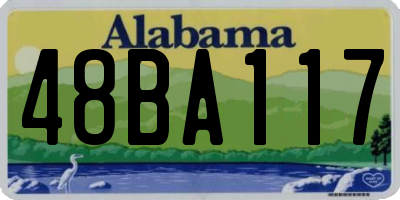 AL license plate 48BA117