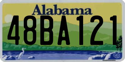 AL license plate 48BA121