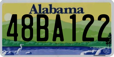 AL license plate 48BA122