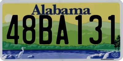 AL license plate 48BA131