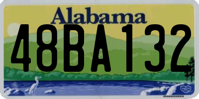 AL license plate 48BA132