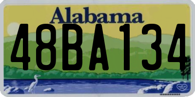 AL license plate 48BA134