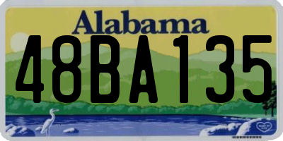 AL license plate 48BA135