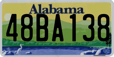 AL license plate 48BA138