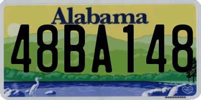 AL license plate 48BA148