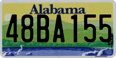 AL license plate 48BA155