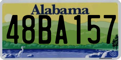 AL license plate 48BA157