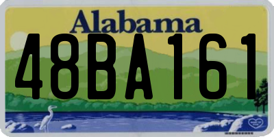 AL license plate 48BA161