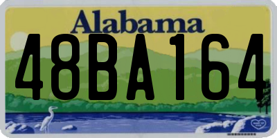 AL license plate 48BA164