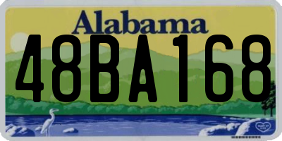 AL license plate 48BA168