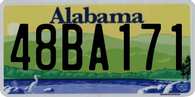 AL license plate 48BA171