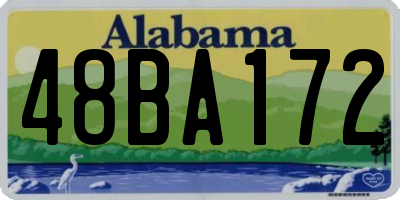 AL license plate 48BA172