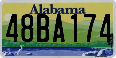 AL license plate 48BA174