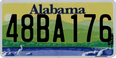 AL license plate 48BA176