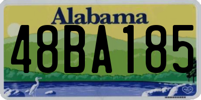 AL license plate 48BA185