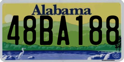 AL license plate 48BA188