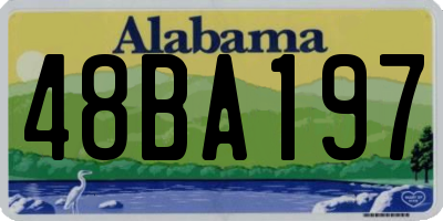 AL license plate 48BA197