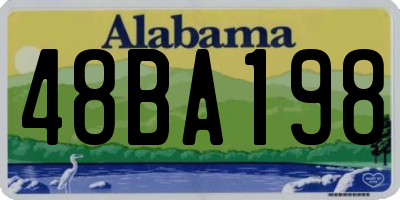 AL license plate 48BA198