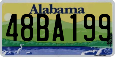 AL license plate 48BA199
