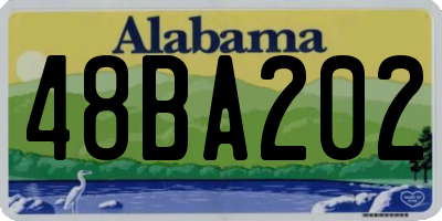 AL license plate 48BA202